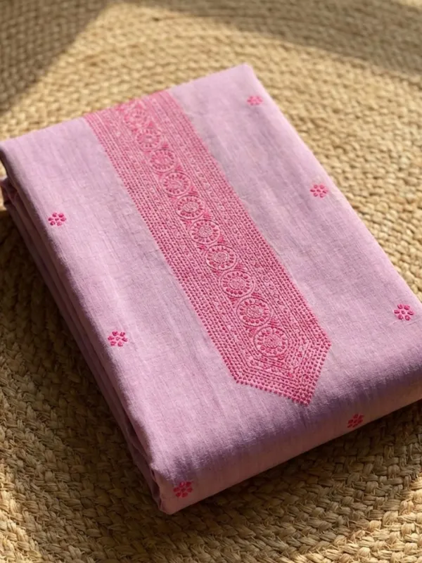 Rooprekha_Cotton_Jamdani_Suit_(T+B+D)_Pale_Purple
