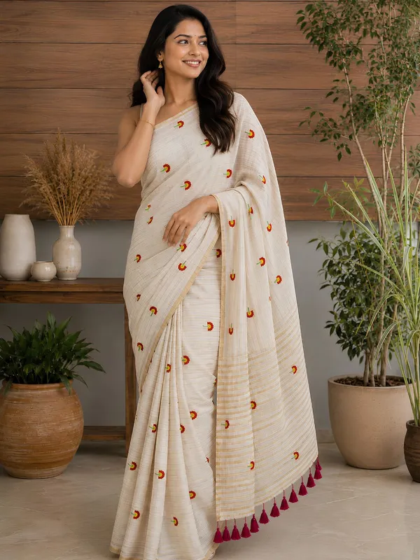 Zari_Sutra_Mul_Cotton_Embroidered_Saree_Off_White