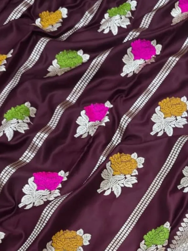 Tanaavya_Mina_Mashru_Katan_Silk_Saree_Brown