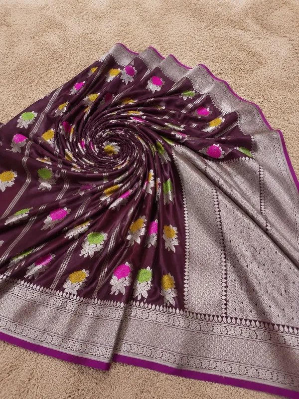 Tanaavya_Mina_Mashru_Katan_Silk_Saree_Brown