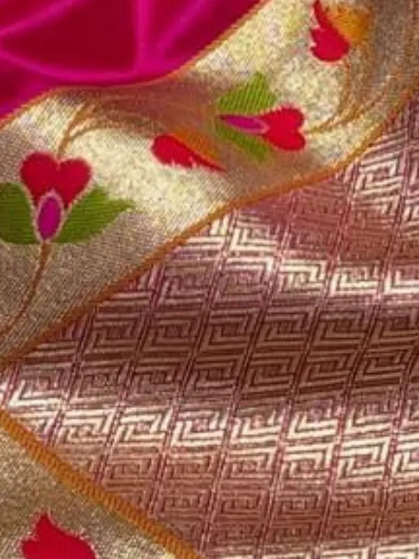 Tanaavya_Mina_Mashru_Katan_Silk_Saree_Rani_Pink