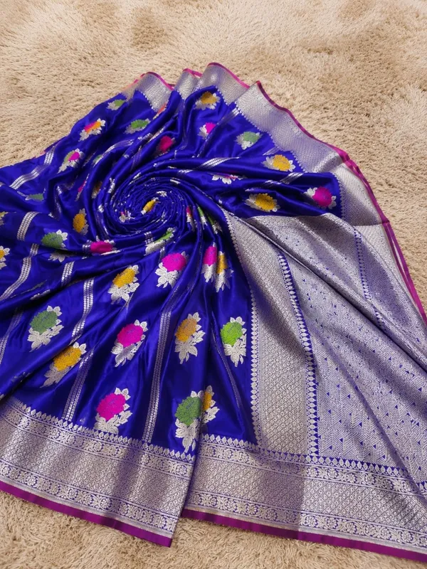 Tanaavya_Mina_Mashru_Katan_Silk_Saree_Dark_Blue