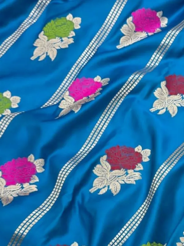 Tanaavya_Mina_Mashru_Katan_Silk_Saree_Powder_Blue