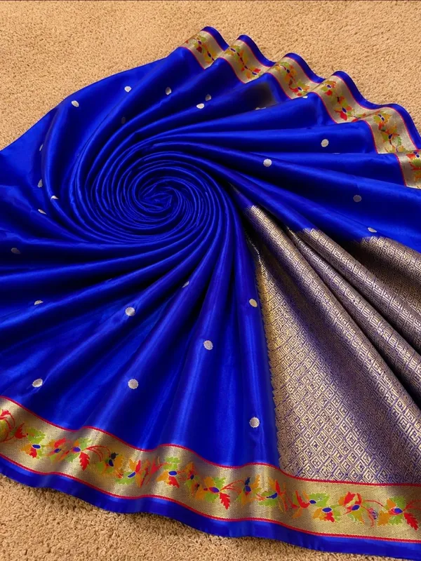 Tanaavya_Mina_Mashru_Katan_Silk_Saree_Royal_Blue
