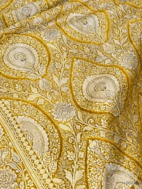 Roop_Vaibhav_Mashru_Katan_Silk_Saree_Yellow