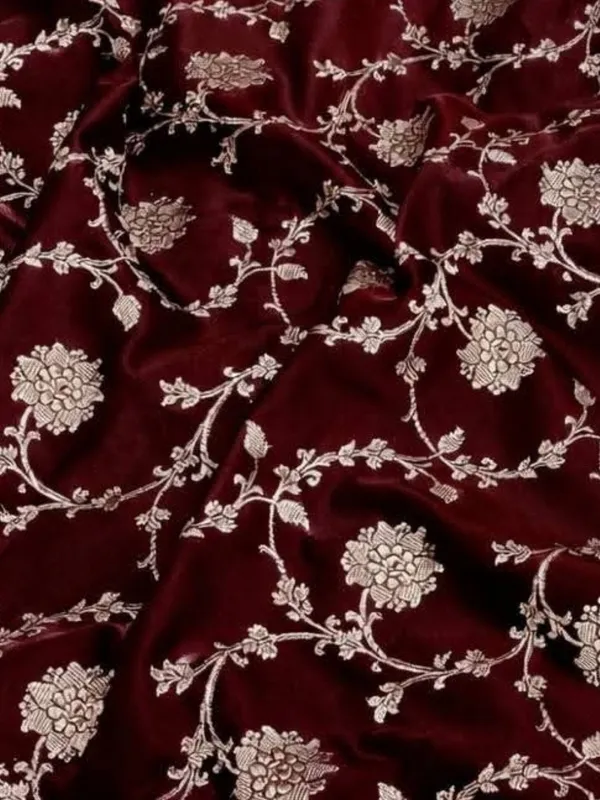 Roop_Vaibhav_Mashru_Katan_Silk_Saree_Maroon