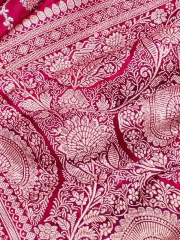 Roop_Vaibhav_Mashru_Katan_Silk_Saree_Rani_Pink