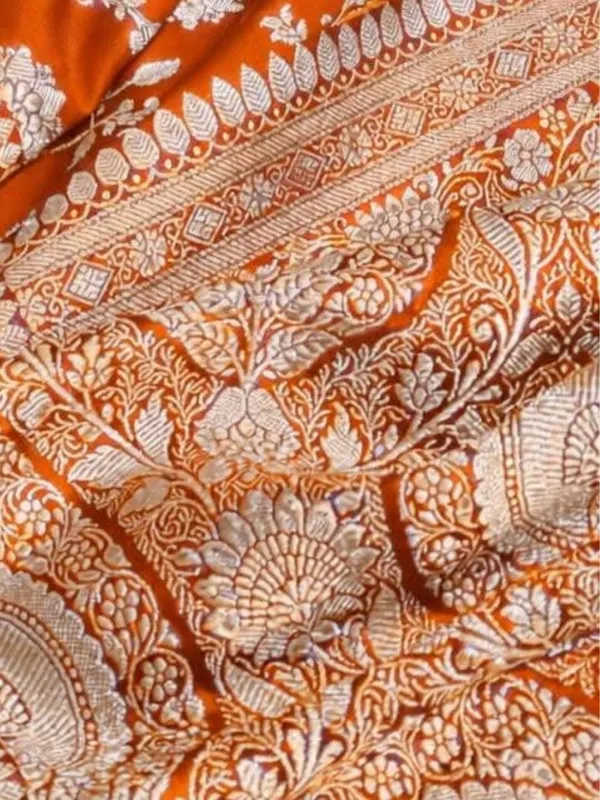 Roop_Vaibhav_Mashru_Katan_Silk_Saree_Orange