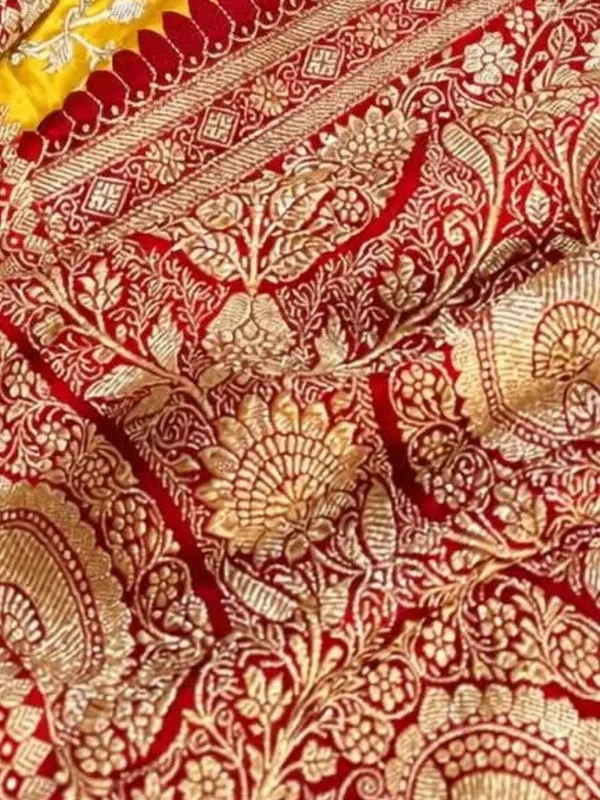 Roop_Vaibhav_Mashru_Katan_Silk_Saree_Bright_Yellow