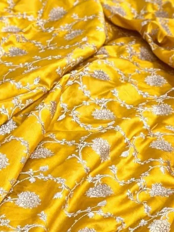 Roop_Vaibhav_Mashru_Katan_Silk_Saree_Bright_Yellow