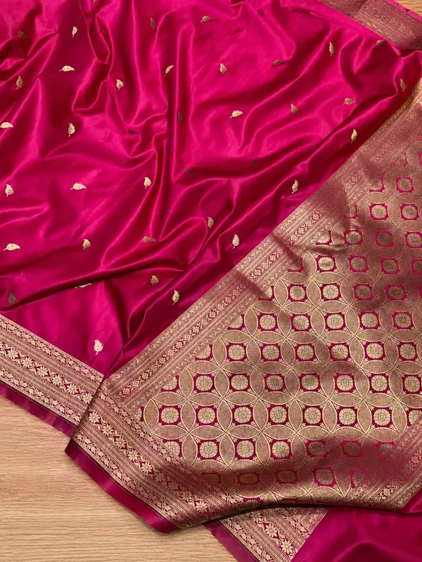 Roop_Vaibhav_Mashru_Katan_Silk_Saree_Magenta