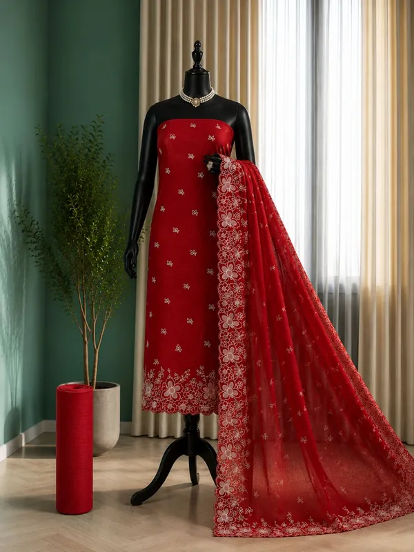 Sutrika_Kota_Doria_Cutwork_Suits_(T+B+D)_Red
