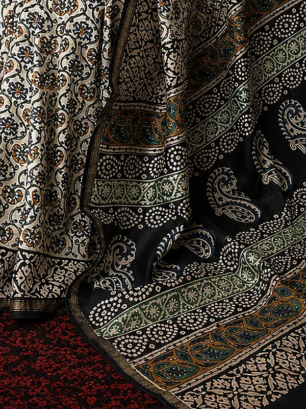 Kalamkari_Vaibhav_Chanderi_Silk_Saree_Soft_Beige