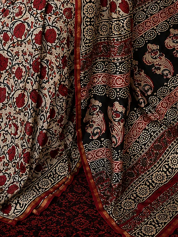 Kalamkari_Vaibhav_Chanderi_Silk_Saree_Silk_Beige