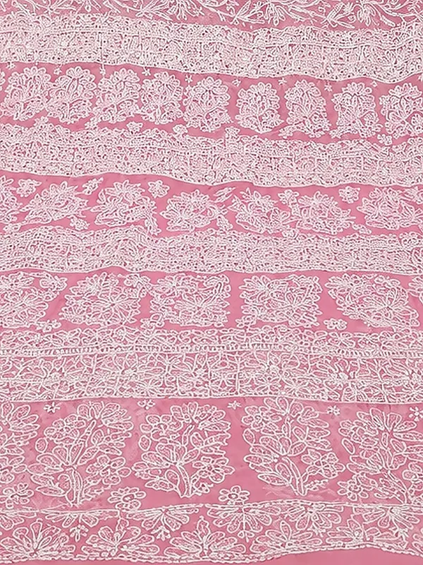 Ruhaani_Georgette_Chikankari_Saree_Light_Pink