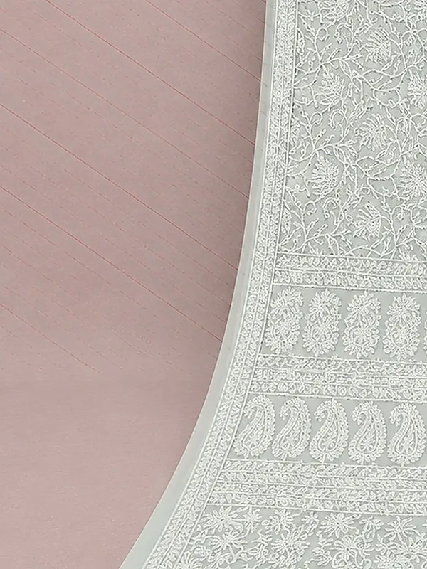 Ruhaani_Georgette_Chikankari_Saree_Light_Gray