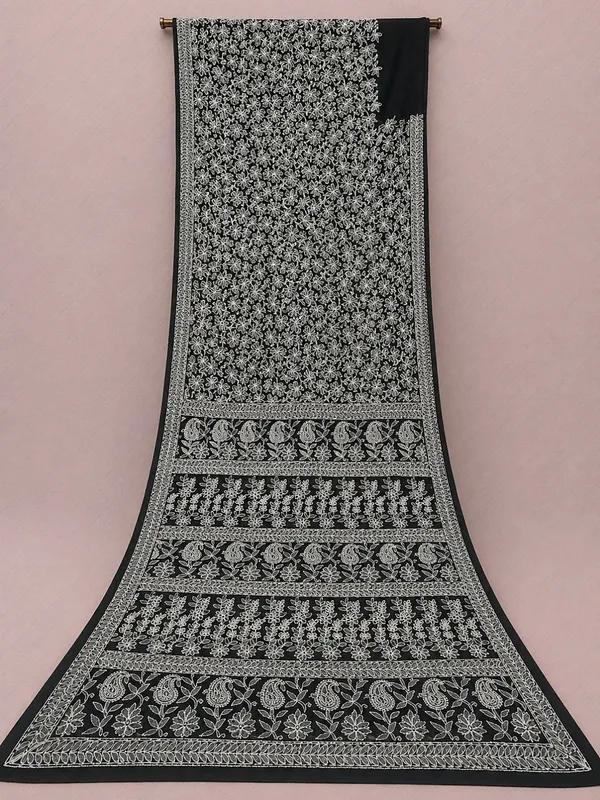 Ruhaani_Georgette_Chikankari_Saree_Pink
