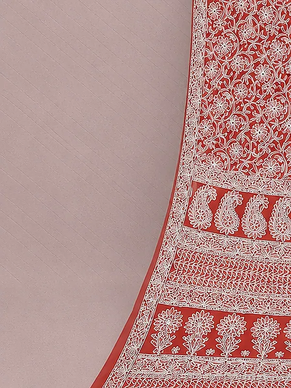 Ruhaani_Georgette_Chikankari_Saree_Sea_Green