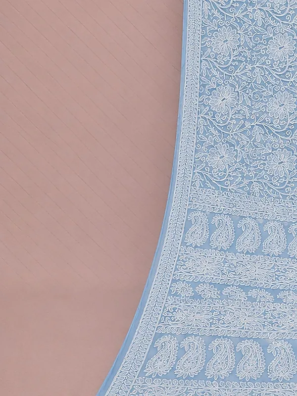 Ruhaani_Georgette_Chikankari_Saree_Plum