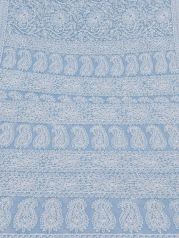 Ruhaani_Georgette_Chikankari_Saree_Plum