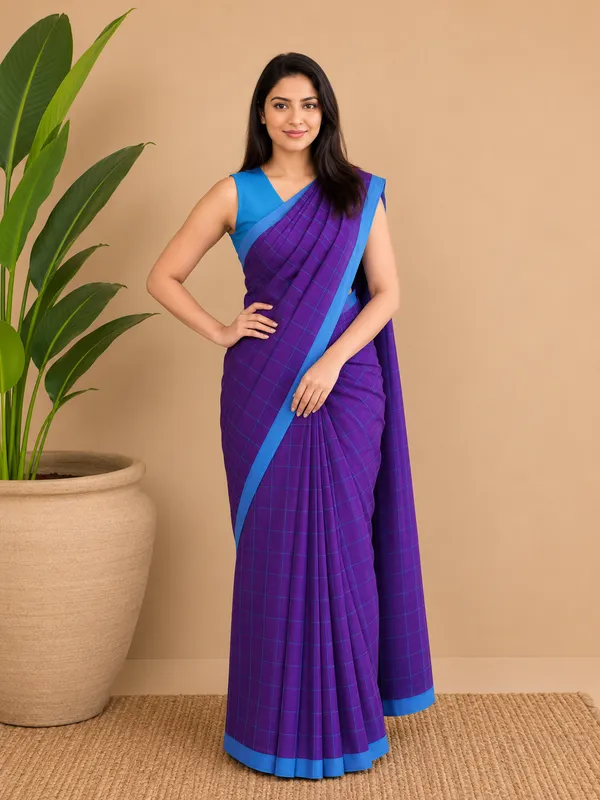 Vasudha_Khadi_Cotton_Handloom_Saree_Purple