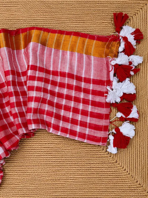 Zari_Manjari_Mul_Cotton_Handloom_Saree_Red_&_White