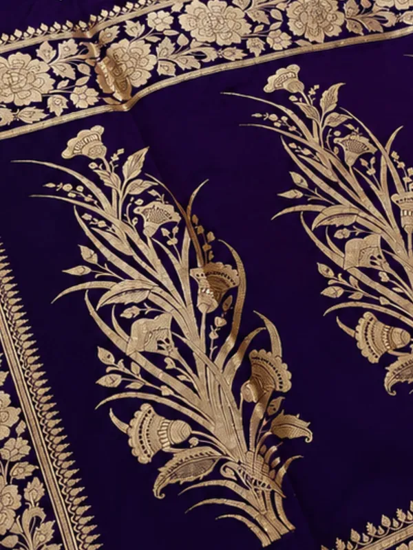 Aabha_Mashru_Katan_Silk_Brocade_Saree_Royal_Purple