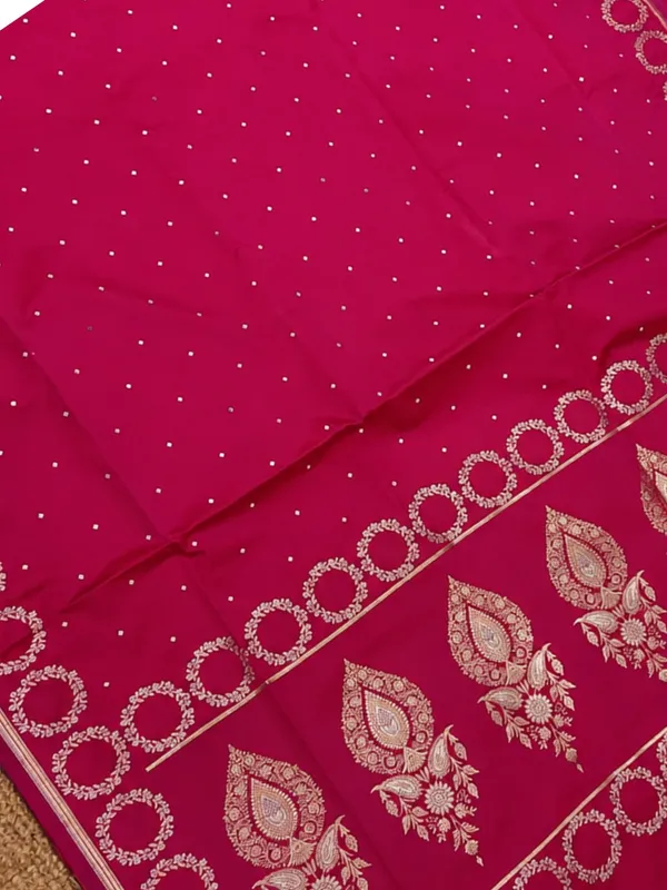 Varnam_Mashru_Silk_Brocade_Weaving_Saree_Fuchsia_Pink