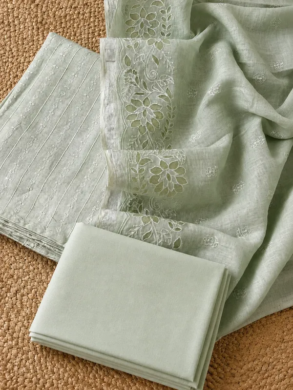 Saanvi_Pure_Linen_Embroidered_Suit_(T+B+D)_Pale_Green