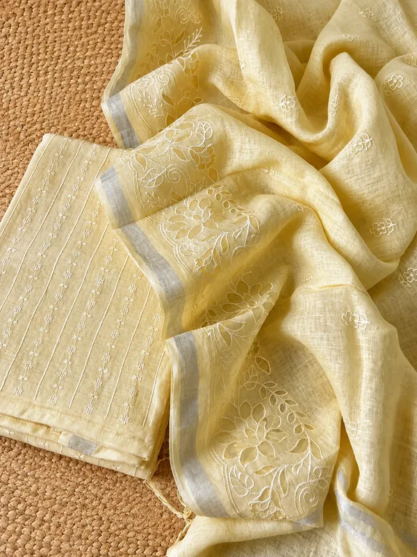 Saanvi_Pure_Linen_Embroidered_Suit_(T+B+D)_Butter_Yellow
