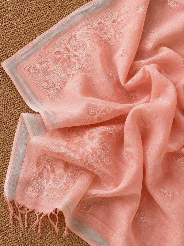 Saanvi_Pure_Linen_Embroidered_Suit_(T+B+D)_Dark_Peach