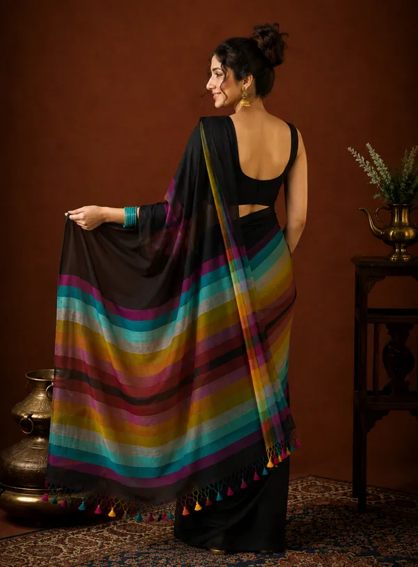 Niharika_Pure_Handloom_Bold_Mul_Cotton_Saree
