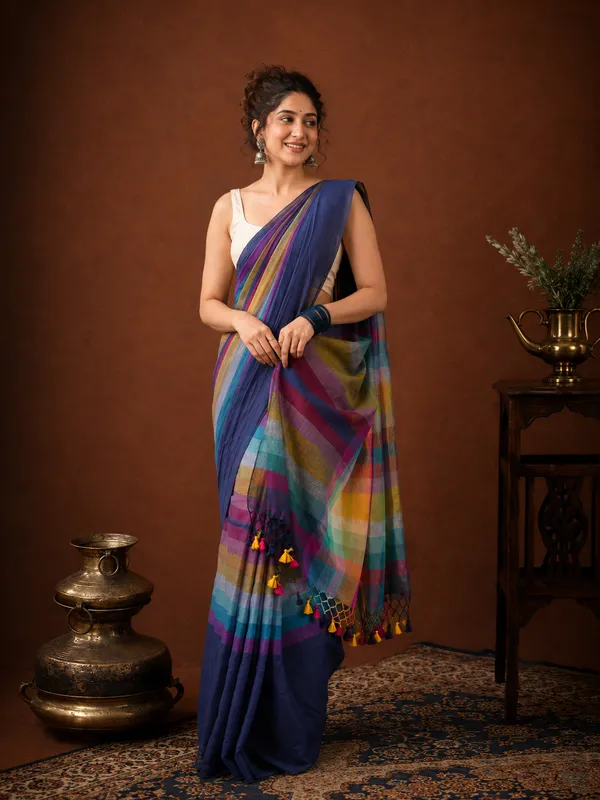 Niharika_Pure_Handloom_Airy_Mul_Cotton_Saree