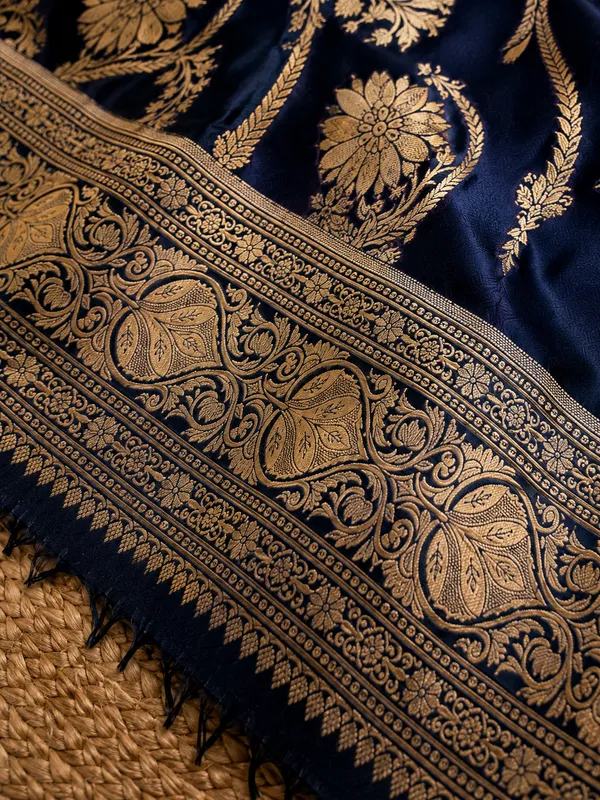 Ambar_Mashru_Katan_Silk_Heavy_Floral_Buta_Saree_Royal_Blue
