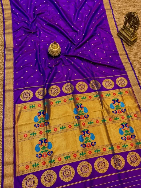 Rajdhara_Handloom_Paithani_Silk_Saree_Purple