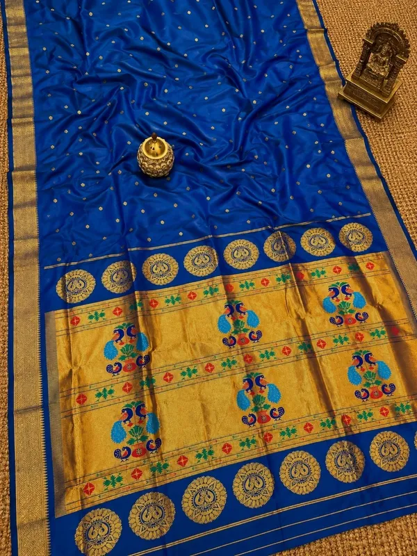 Rajdhara_Handloom_Paithani_Silk_Saree_Royal_Blue