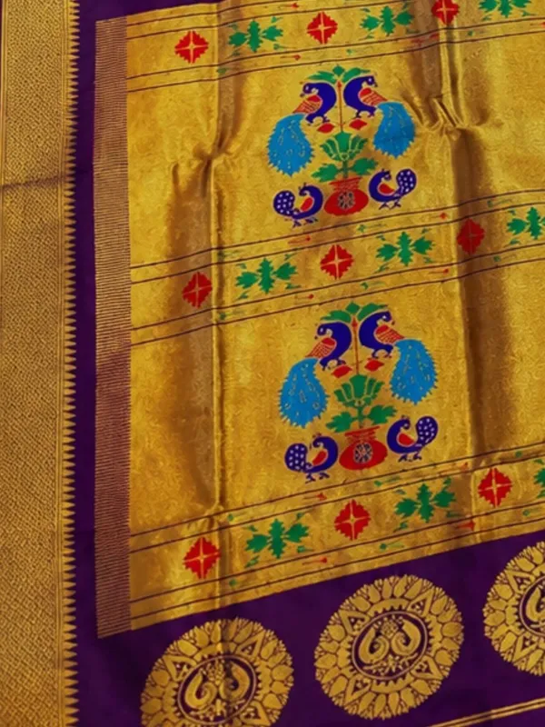 Rajdhara_Handloom_Paithani_Silk_Saree_Deep_Plum