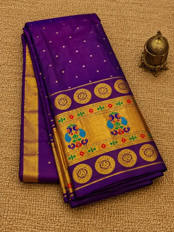 Rajdhara_Handloom_Paithani_Silk_Saree_Deep_Plum