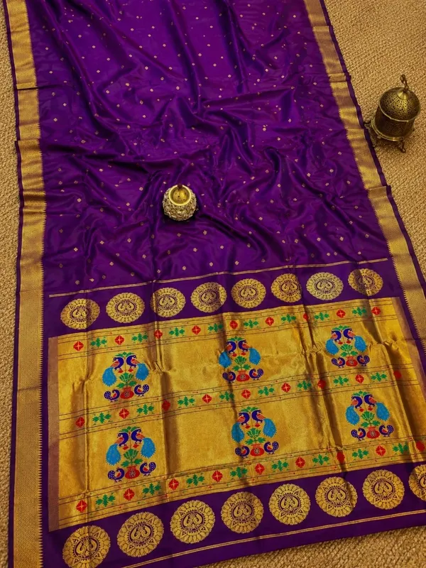 Rajdhara_Handloom_Paithani_Silk_Saree_Deep_Plum