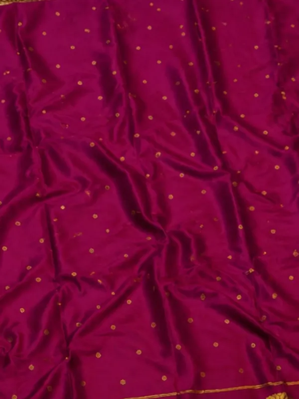 Rajdhara_Handloom_Paithani_Silk_Saree_Deep_Magenta