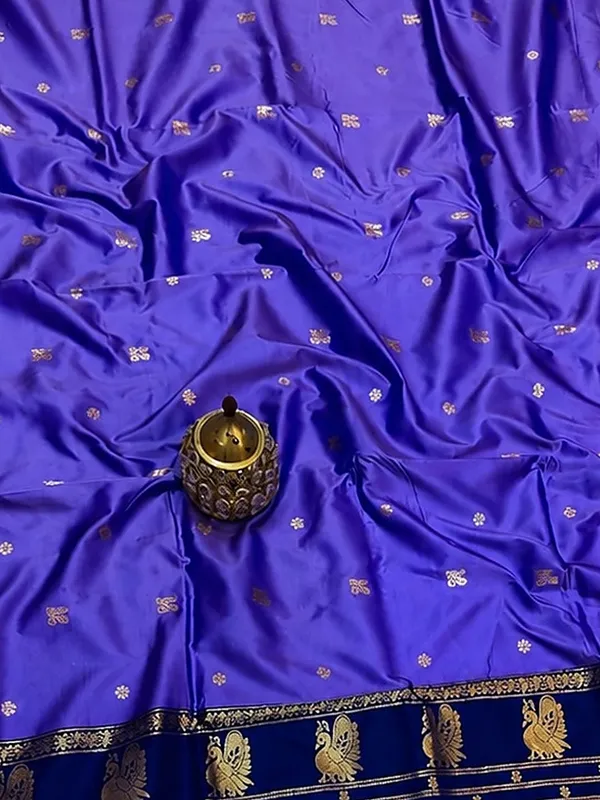 Saanjh_Paithani_Silk_Peacock_Handloom_Saree_Blue-Violet