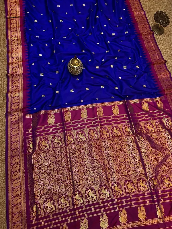 Saanjh_Paithani_Silk_Peacock_Handloom_Saree_Royal_Blue