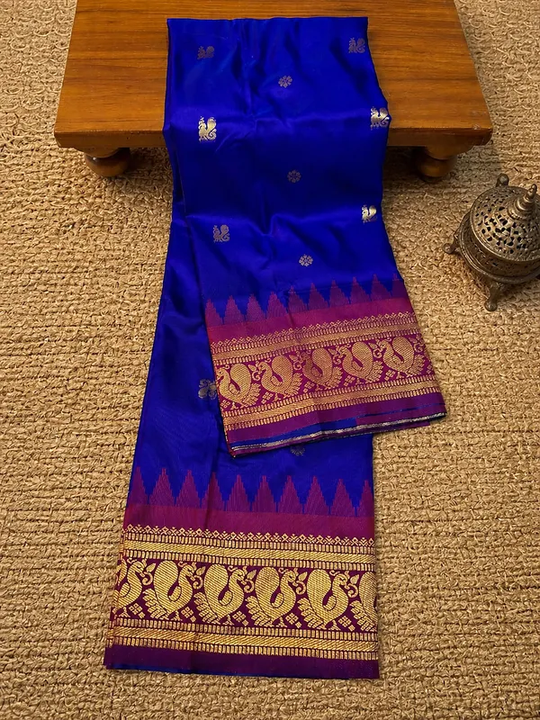 Saanjh_Paithani_Silk_Peacock_Handloom_Saree_Royal_Blue