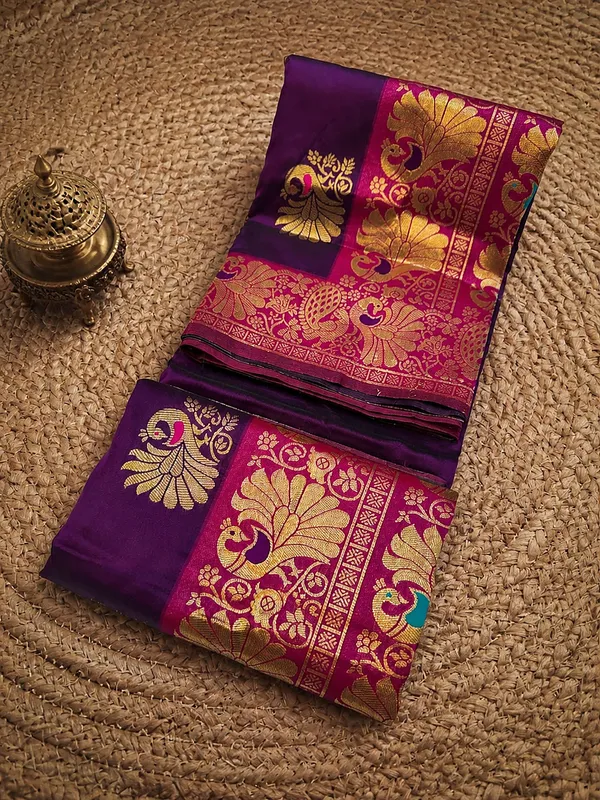 Mihira_Peshwai_Paithani_Silk_Handloom_Saree_Deep_Violet