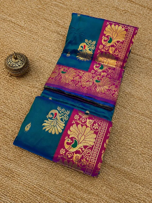Mihira_Peshwai_Paithani_Silk_Handloom_Saree_Deep_Teal