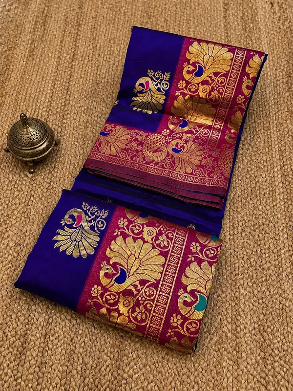 Mihira_Peshwai_Paithani_Silk_Handloom_Saree_Vibrant_Blue