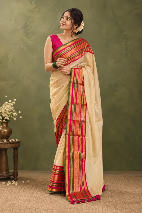 Rajsi_Rang_Mul_Cotton_Kanchi_Border_Saree_Cream