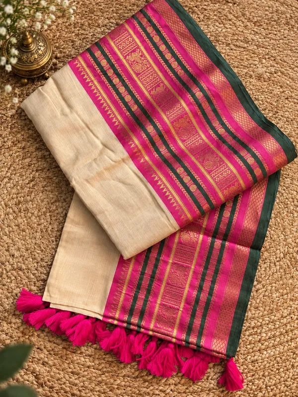 Rajsi_Rang_Mul_Cotton_Kanchi_Border_Saree_Cream