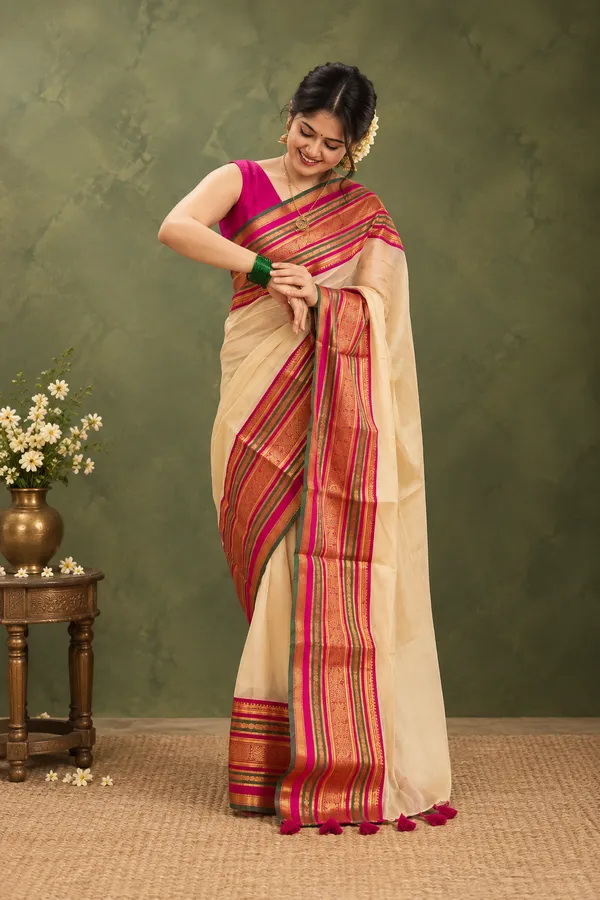 Rajsi_Rang_Mul_Cotton_Kanchi_Border_Saree_Cream