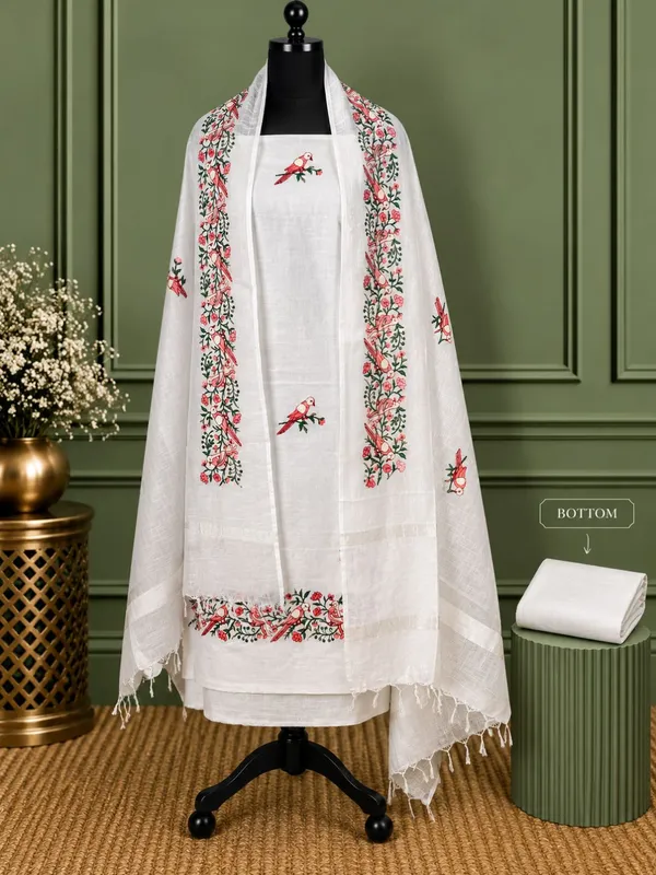 Gulshan_Pure_Linen_Embroidered_Suit_(T+B+D)_Off_White